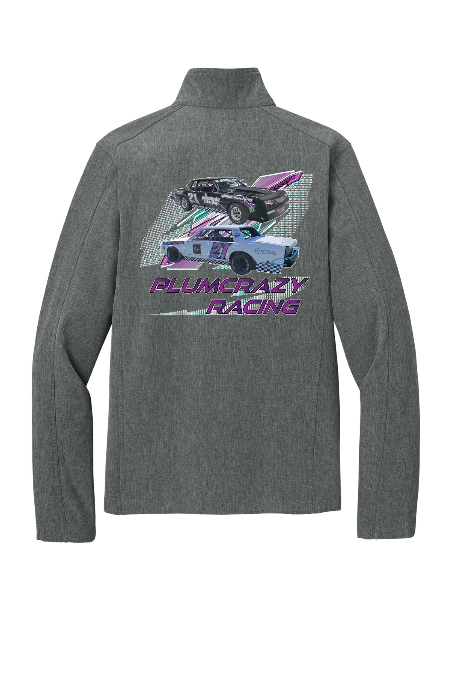 Back Design - Pearl Grey Heather