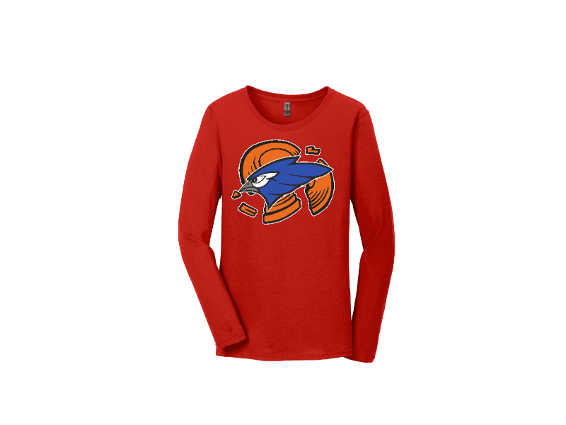 Gildan Ladies Heavy Cotton 100% Cotton Long Sleeve T-Shirt. 5400L