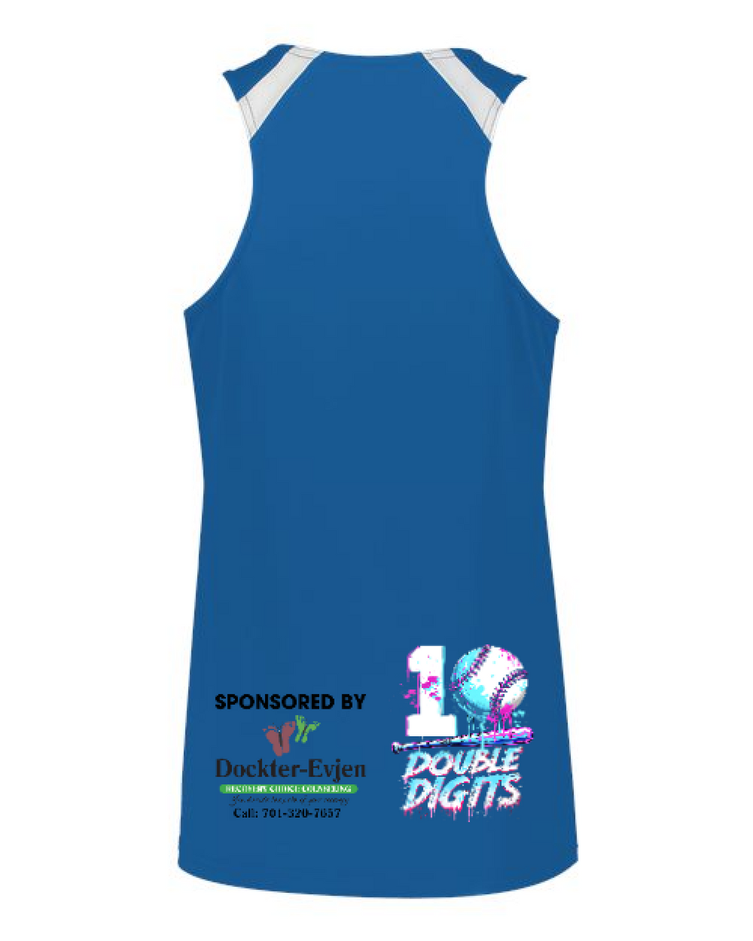 Back Design - Royal/ White