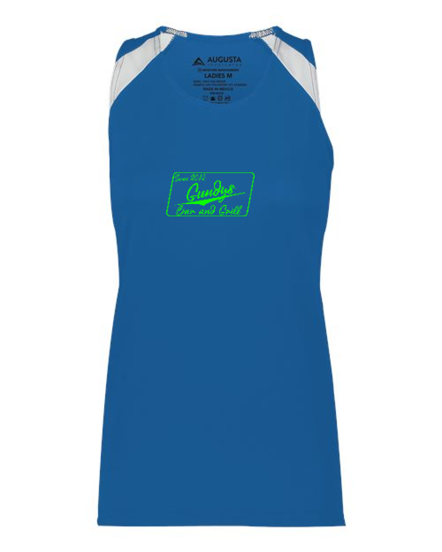 Front Design - Royal/ White