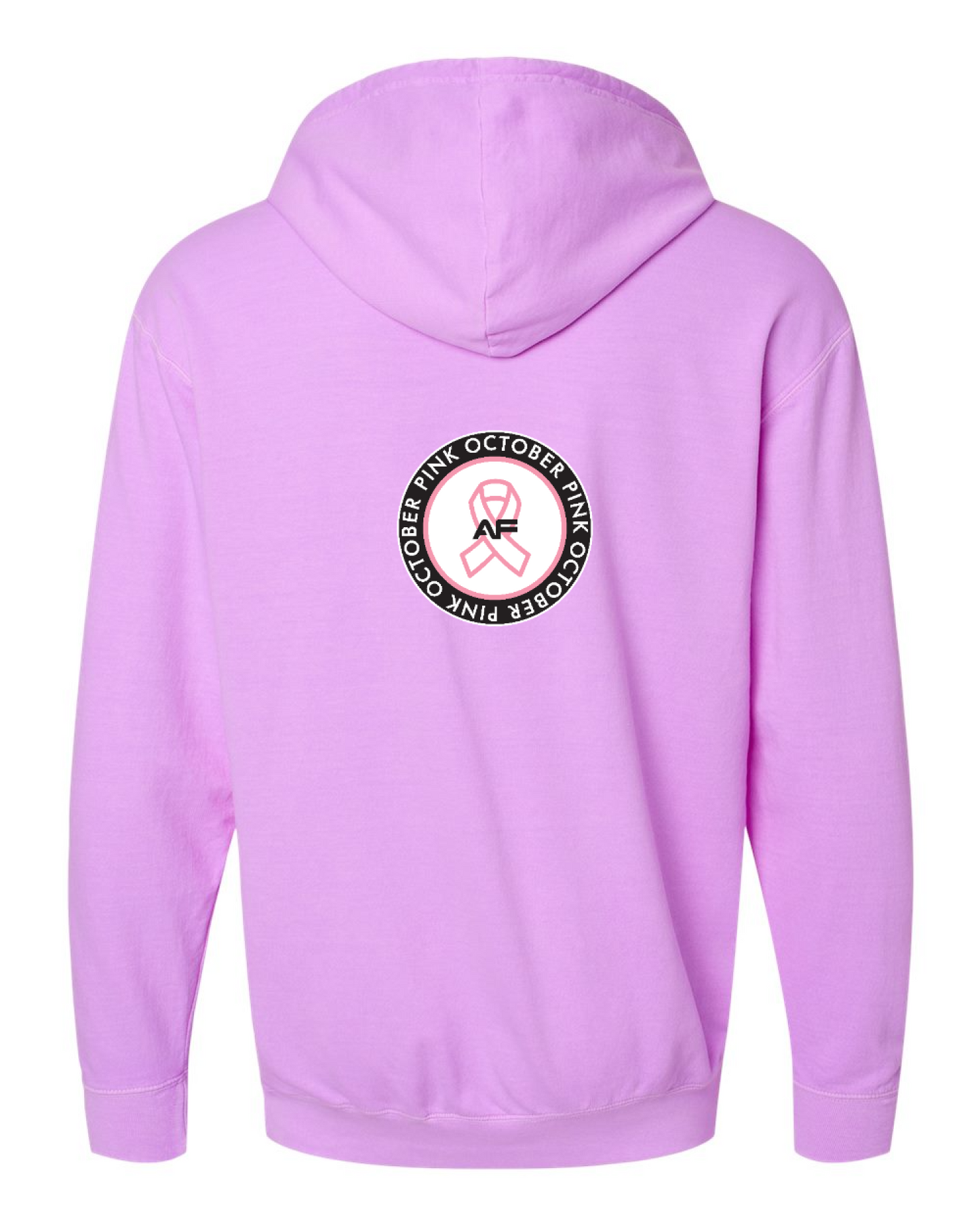 AF Breast Cancer Awareness Lightweight Fleece Hooded Sweatshirt 1467