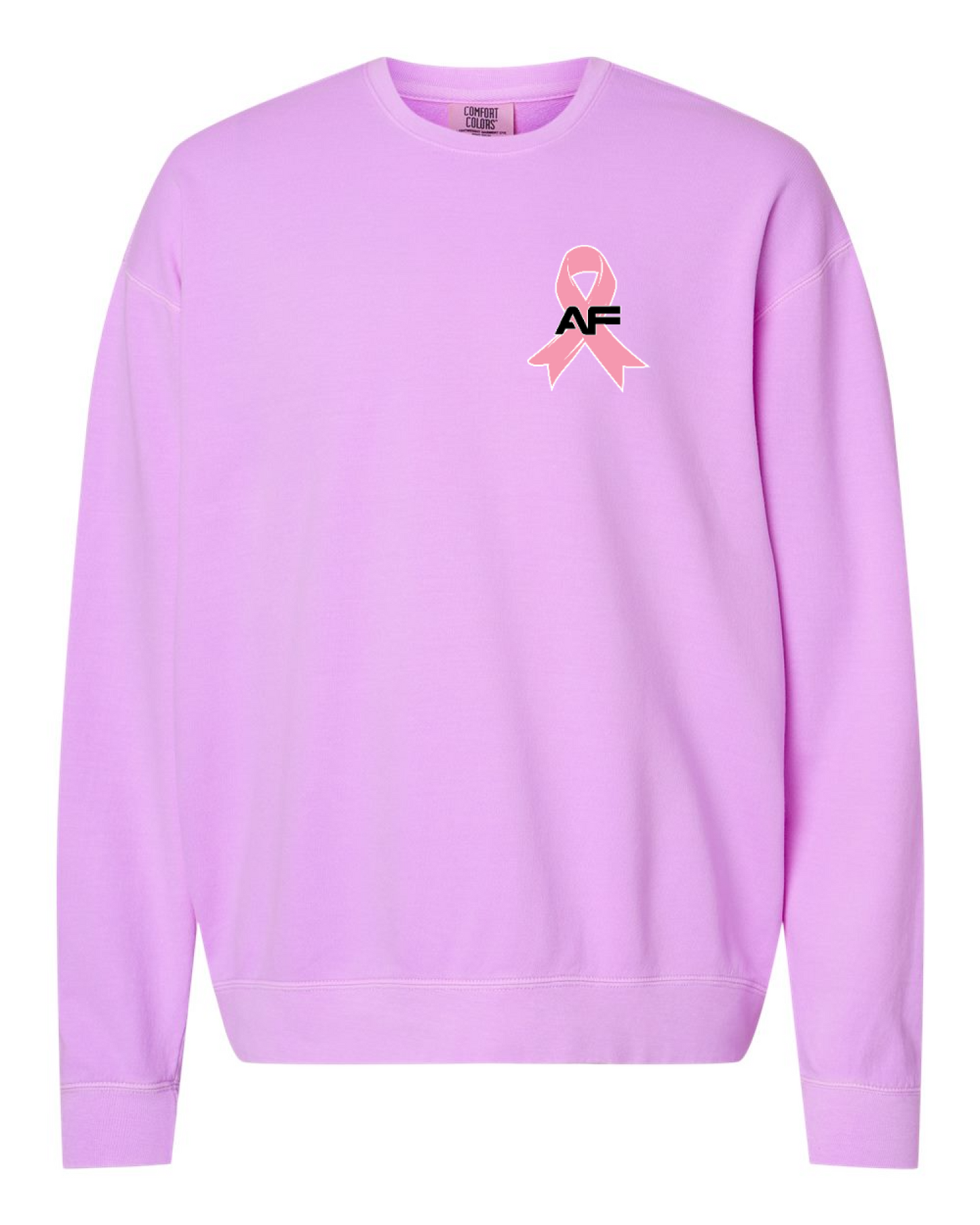 AF Breast Cancer Awareness Lightweight Fleece Crewneck Sweatshirt 1466