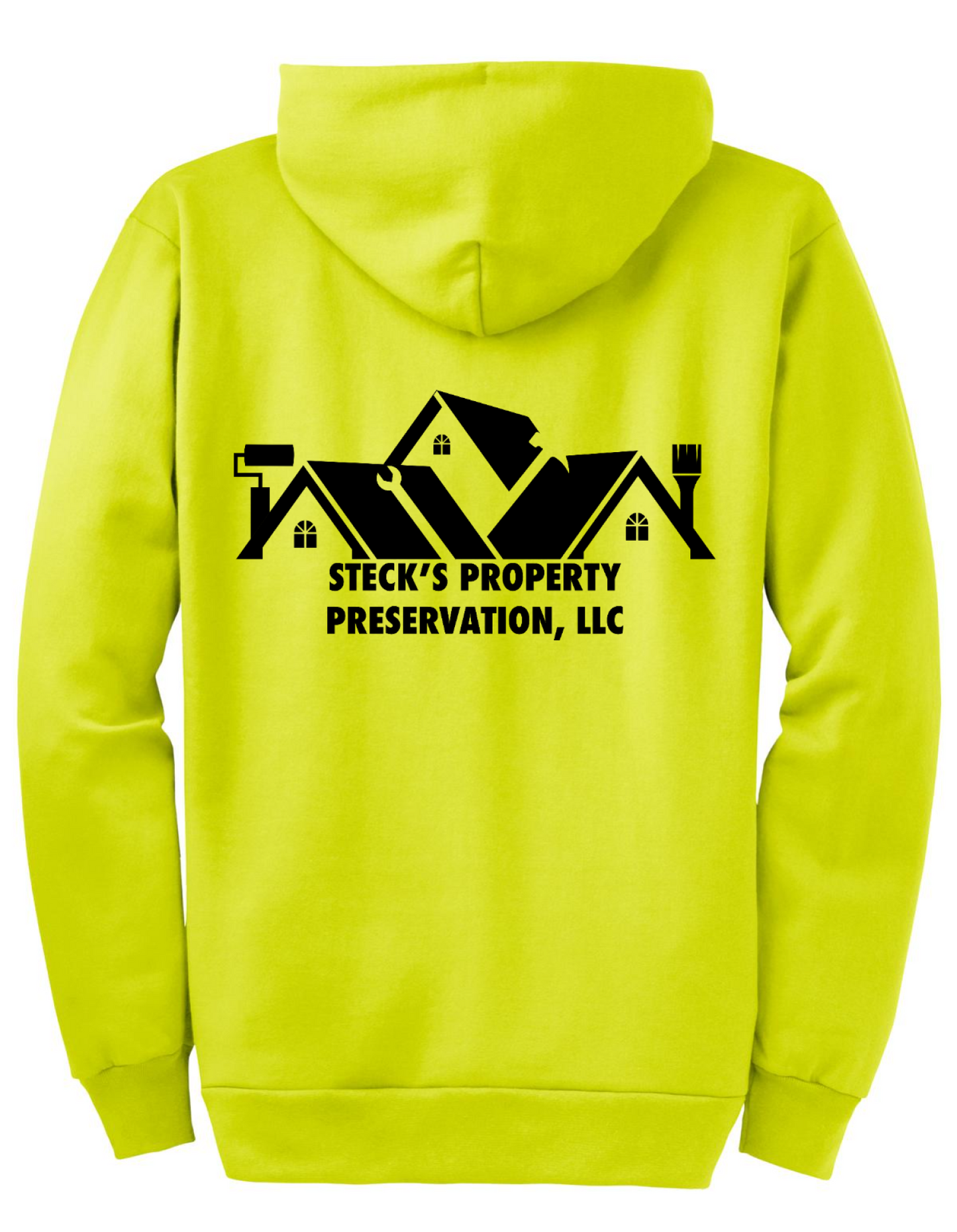 Back Design - Safety Green