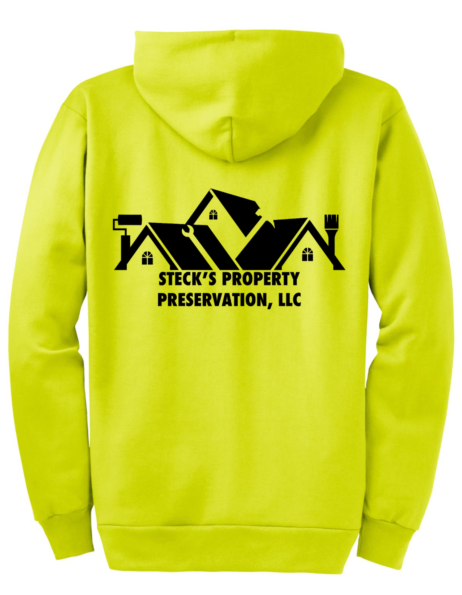 Back Design - Safety Green