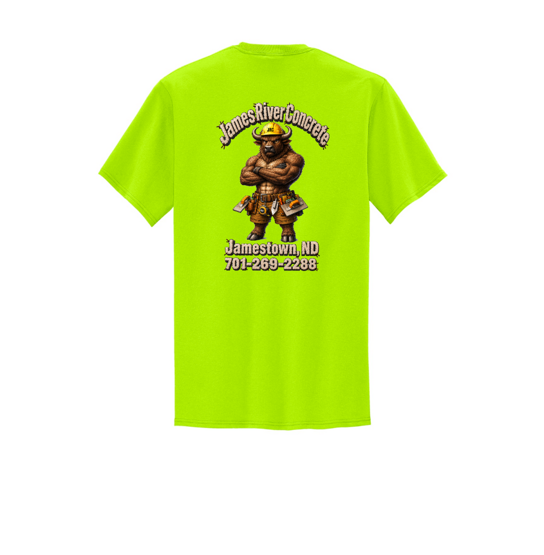 Back Design - Safety Green