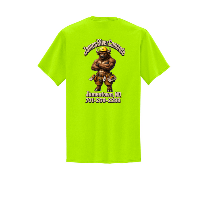 Back Design - Safety Green