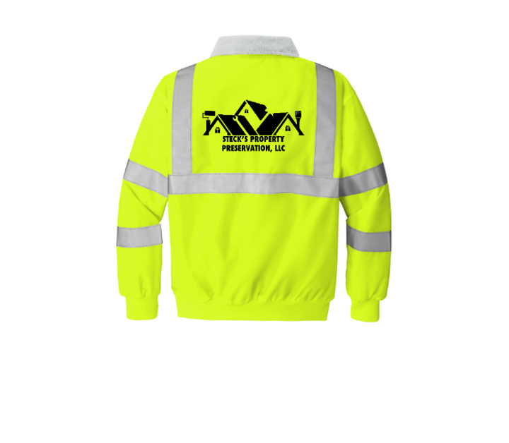 Back Design - Safety Yellow/ Reflective