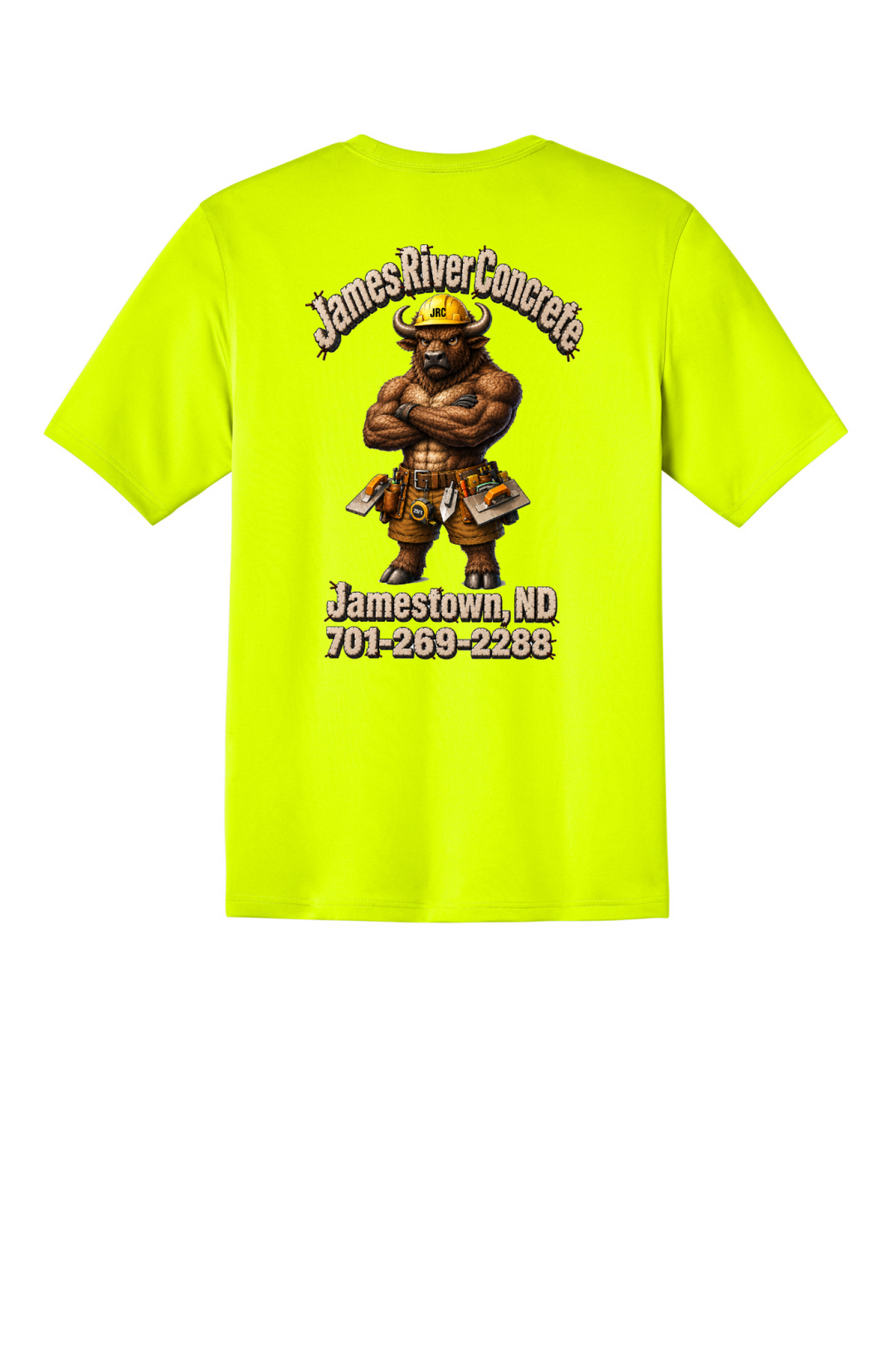 Back Design - Safety Yellow