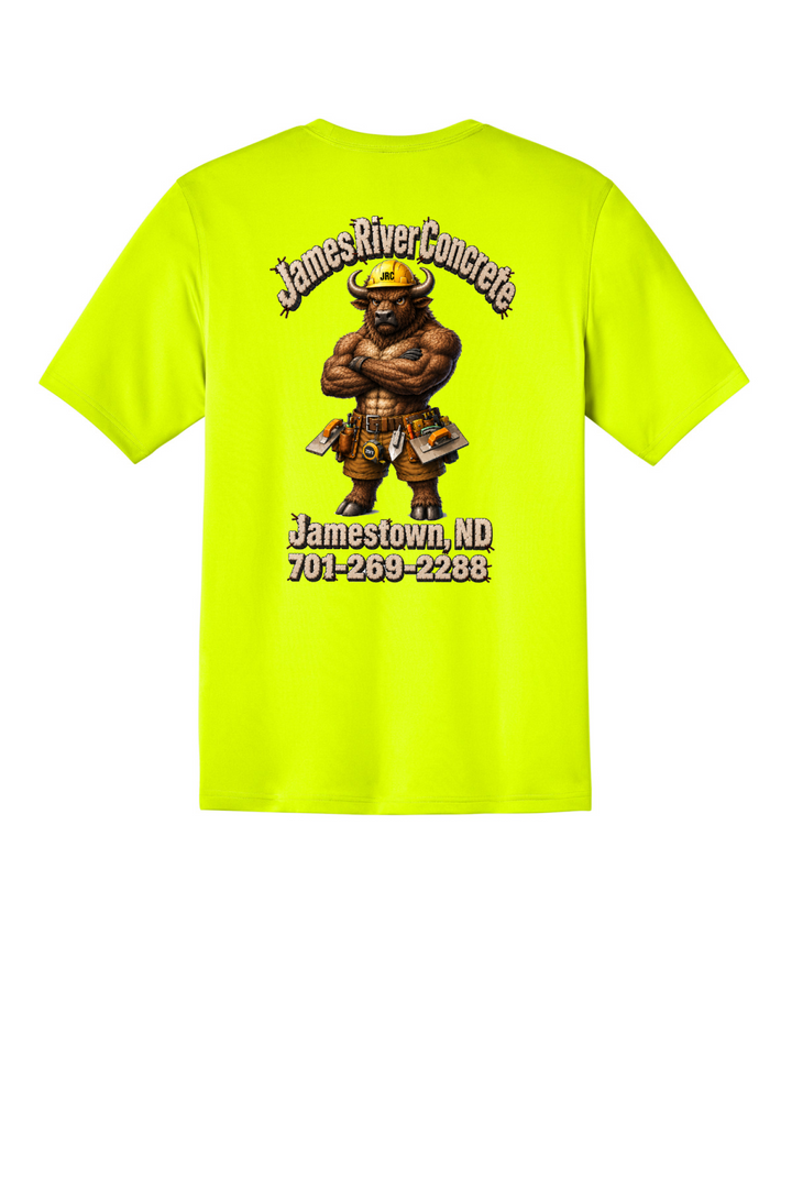 Back Design - Safety Yellow
