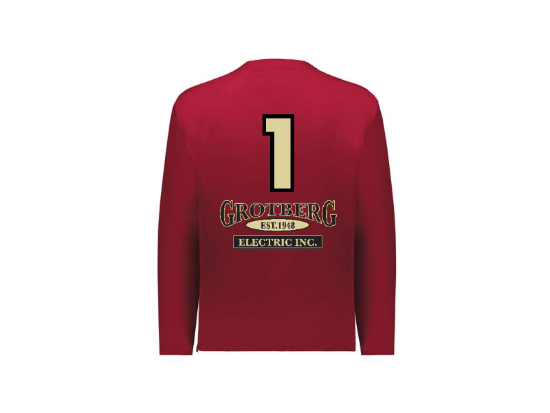 Back Design - Scarlet/ White