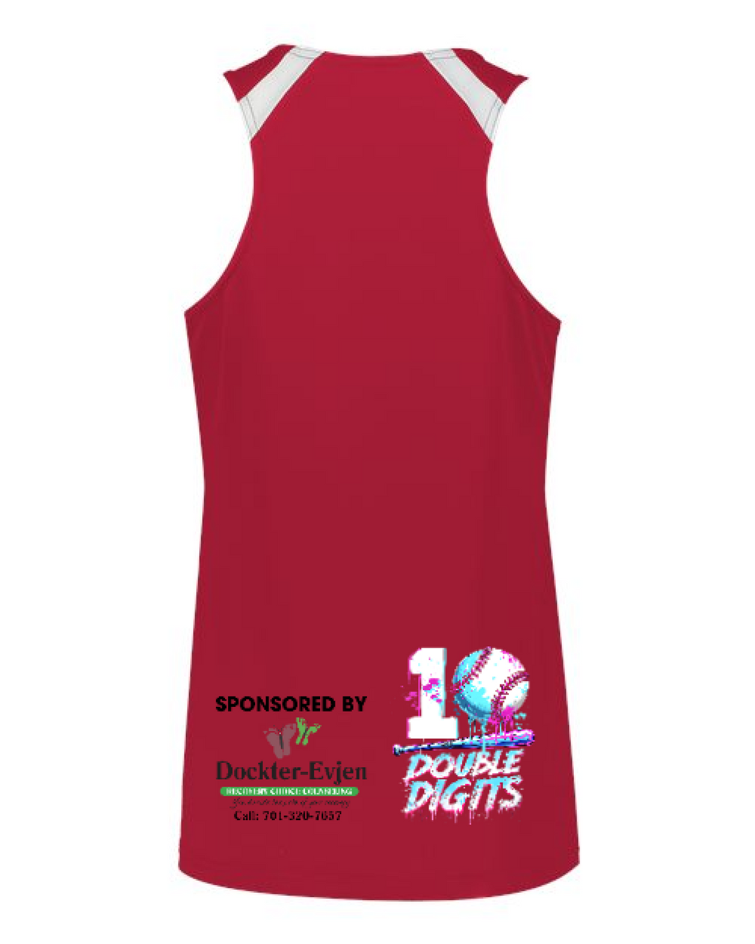 Back Design - Scarlet/ White
