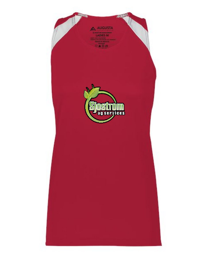 Front Design - Scarlet/ White