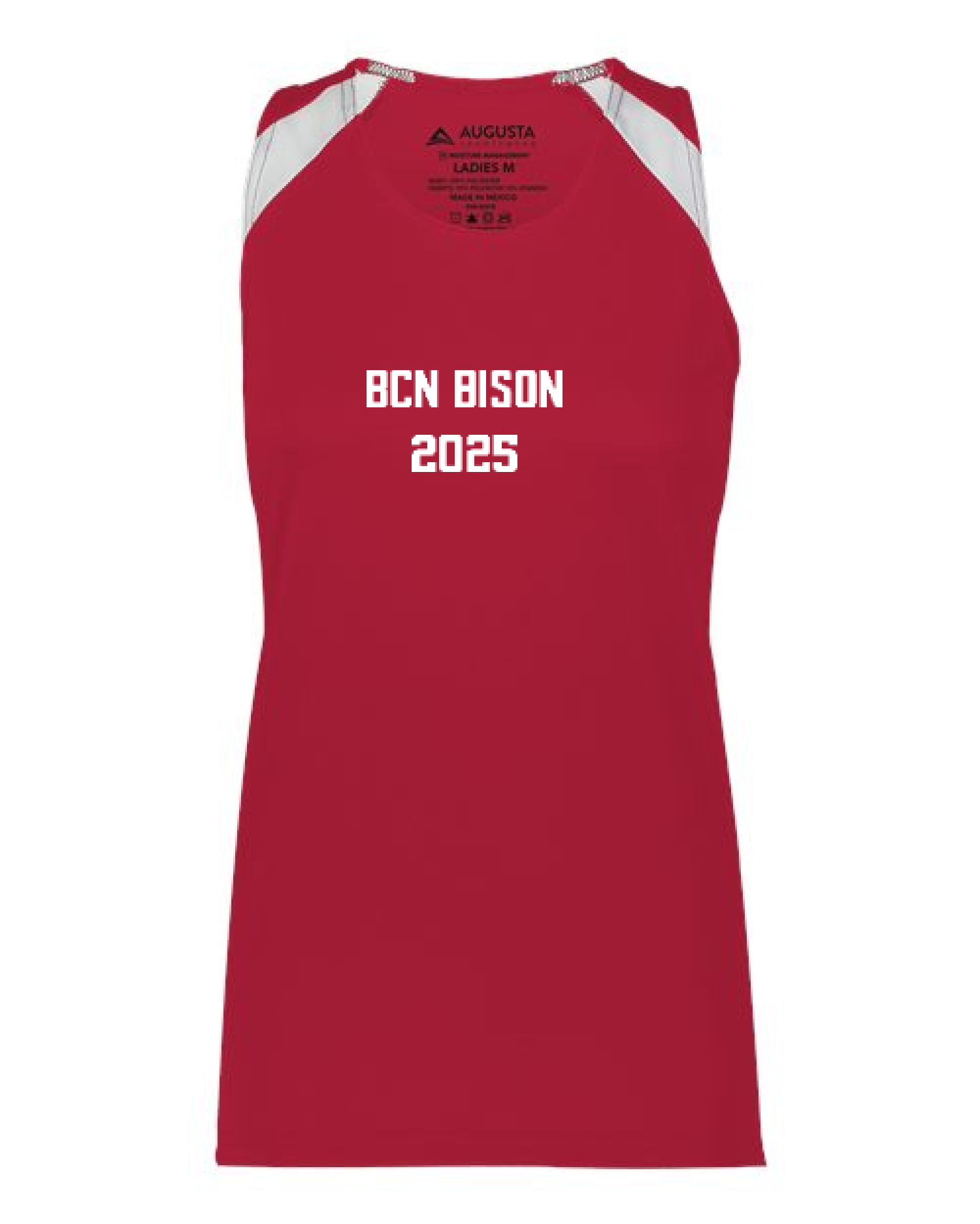 Front Design - Scarlet/ White