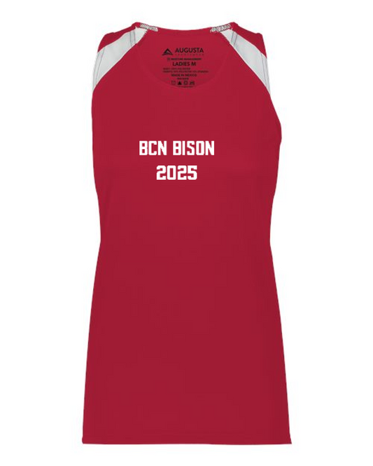 Front Design - Scarlet/ White