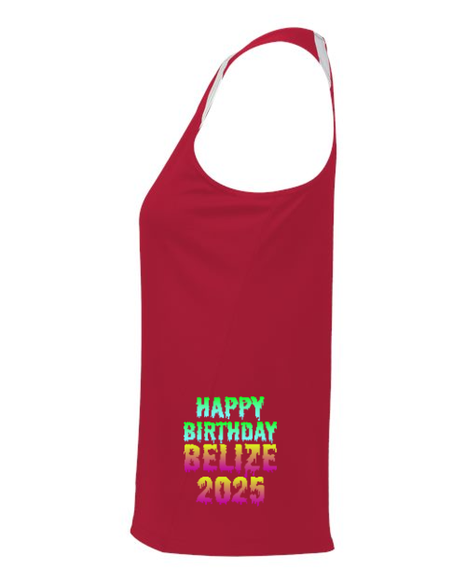 Side Design - Scarlet/ White