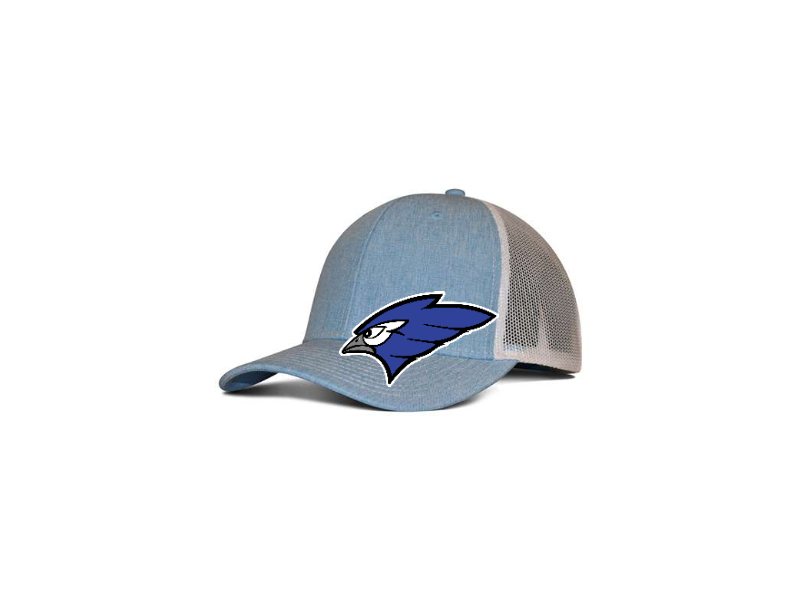 Front Design - Sky Blue Heather/ White