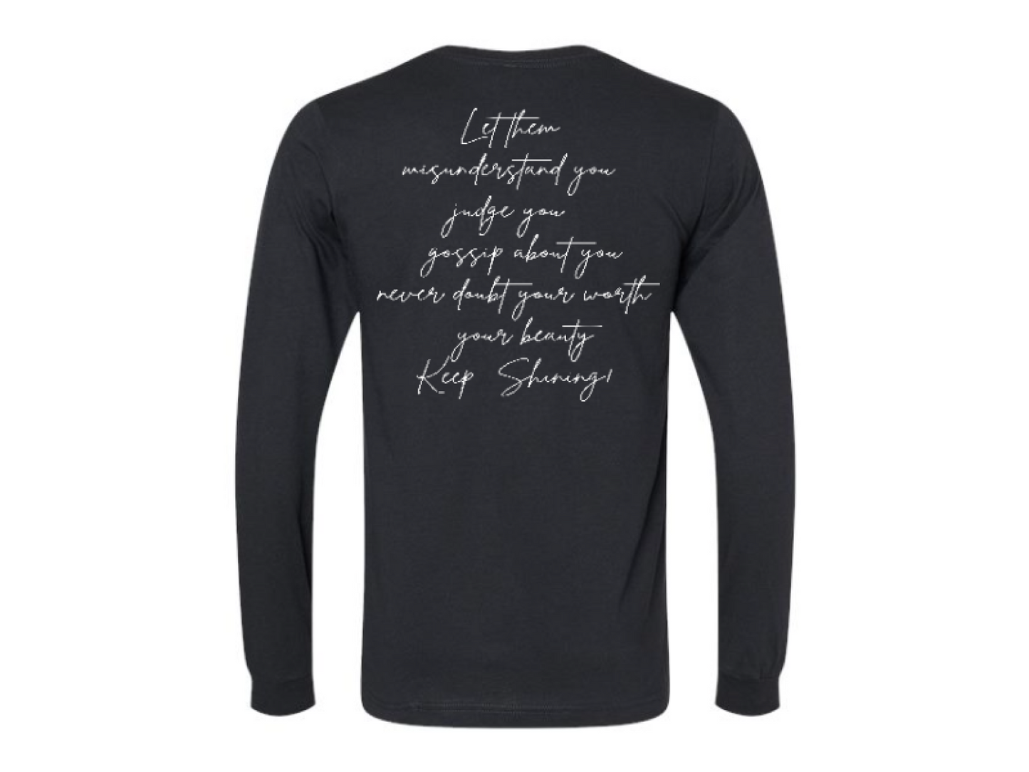 Back Design - Solid Black Blend