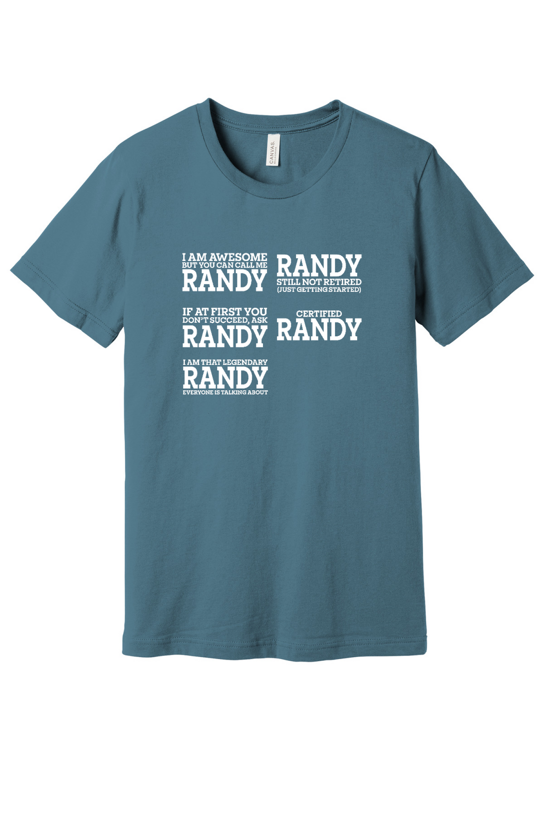 Front Design - Steel Blue