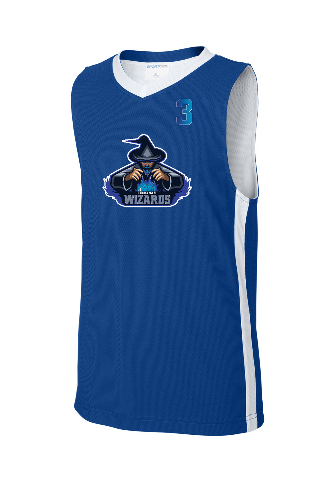 Front Design - True Royal/ White