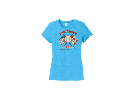 District Women's Perfect Tri Tee. DM130L