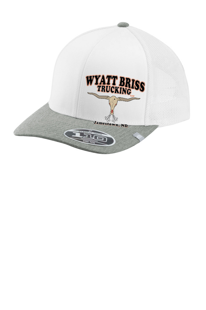 Front Design - White/ Heather Grey