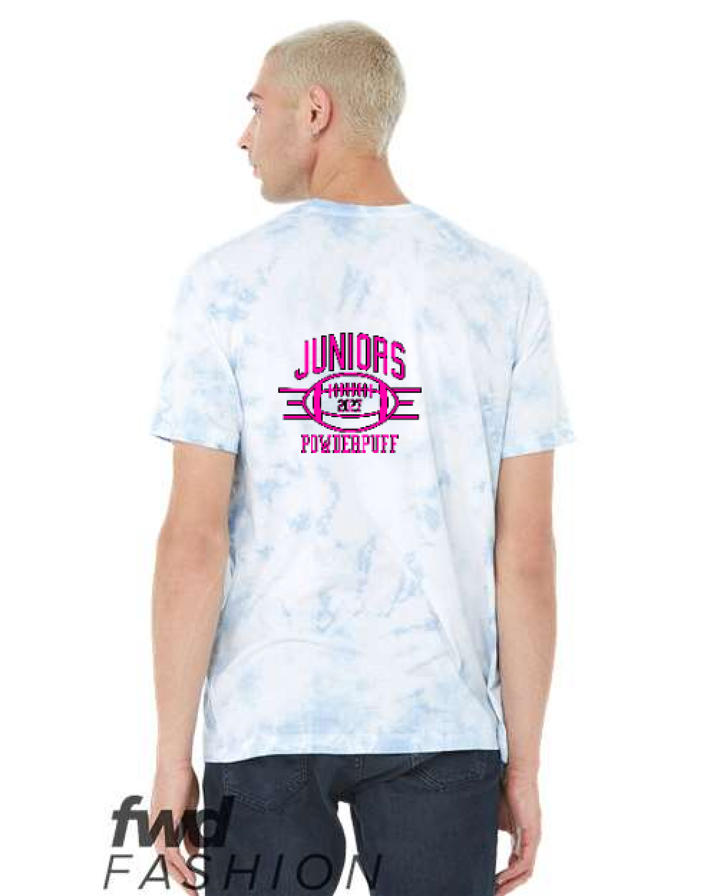 Back Design - White/ Sky Blue