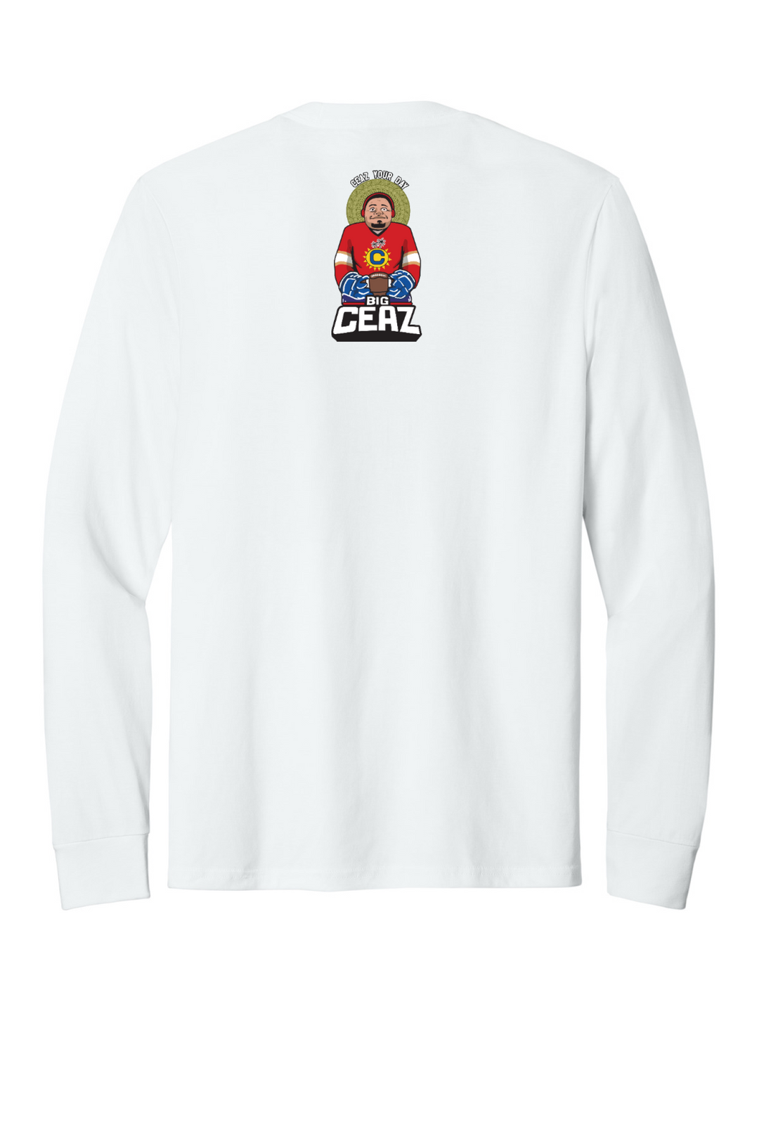Bizzy Boooy! White Long Sleeve Tee . DM132