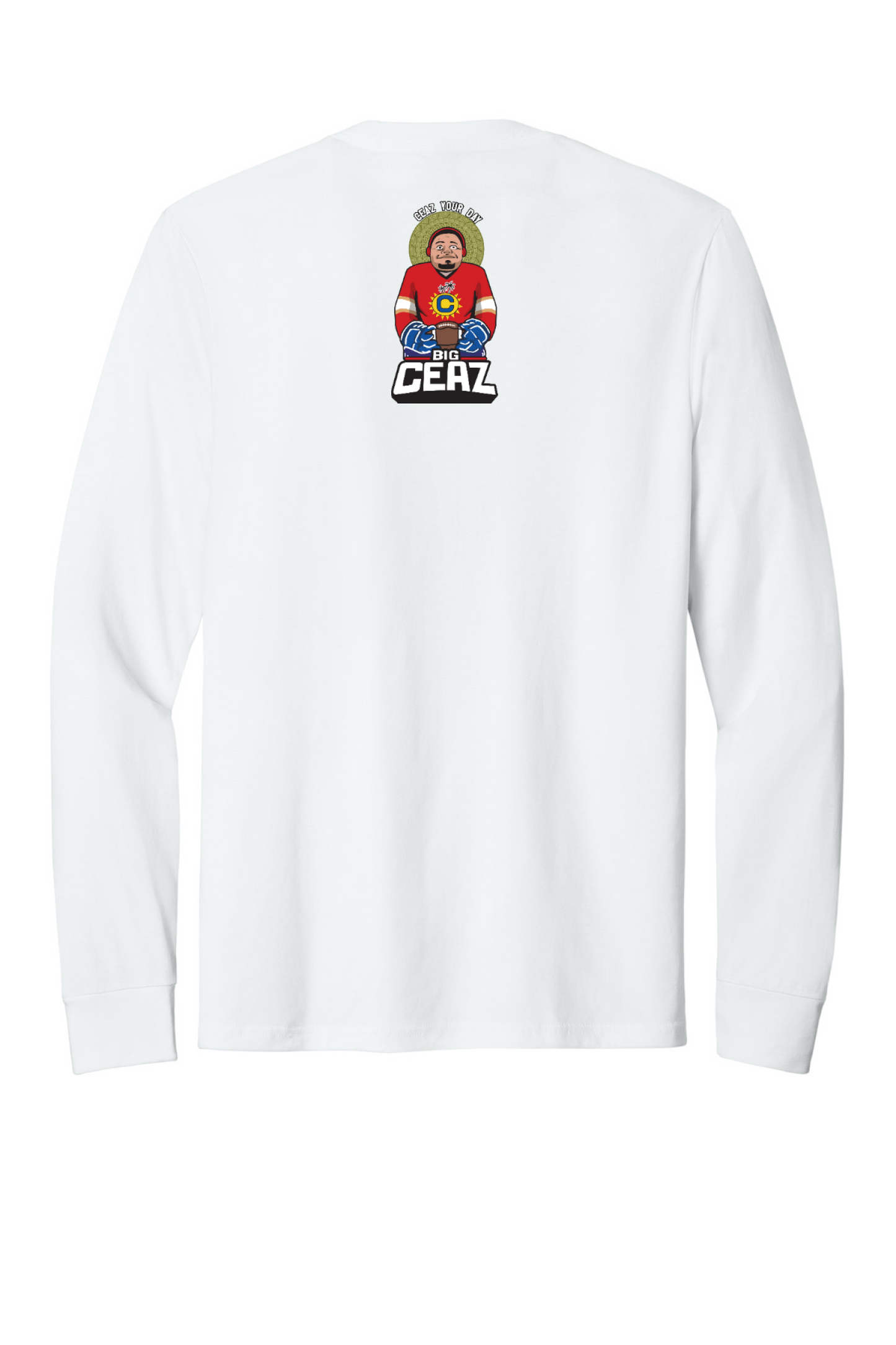 Bizzy Boooy! White Long Sleeve Tee . DM132