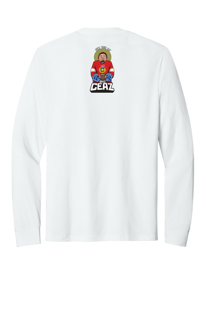 Bizzy Boooy! White Long Sleeve Tee . DM132