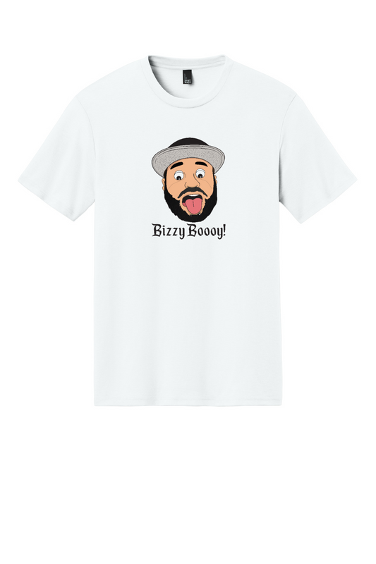 Bizzy Boooy! White Tee. DM130
